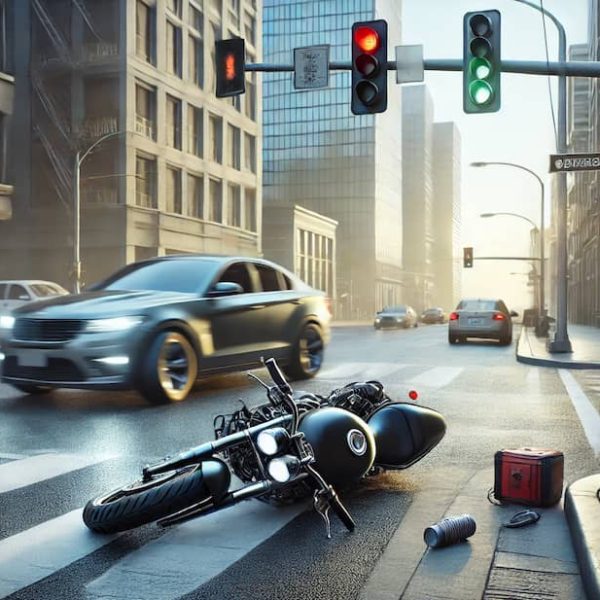 what is the most common type of collision between cars and motorcycles?