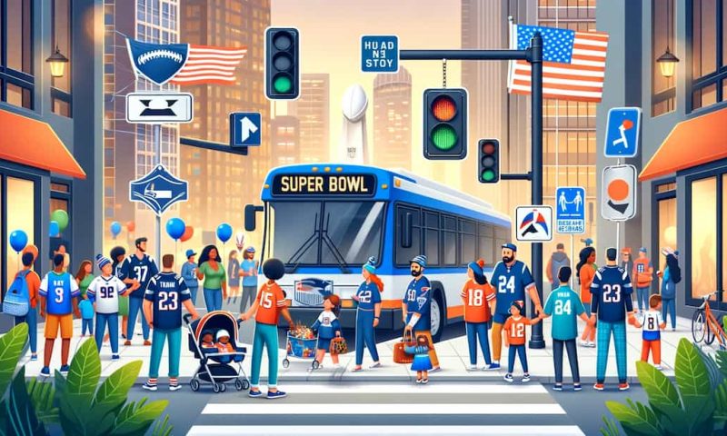 super bowl traffic super bowl traffic
