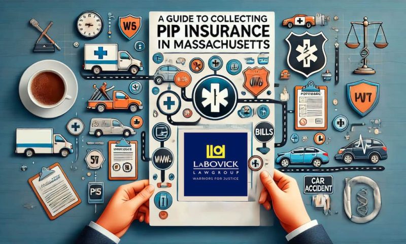 DALL·E-2024-06-26-11.46.25—A-wide-image-illustrating-the-process-of-how-to-collect-PIP-insurance-in-Massachusetts how to collect pip insurance