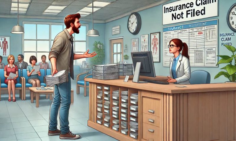 doctor did not file insurance claim
