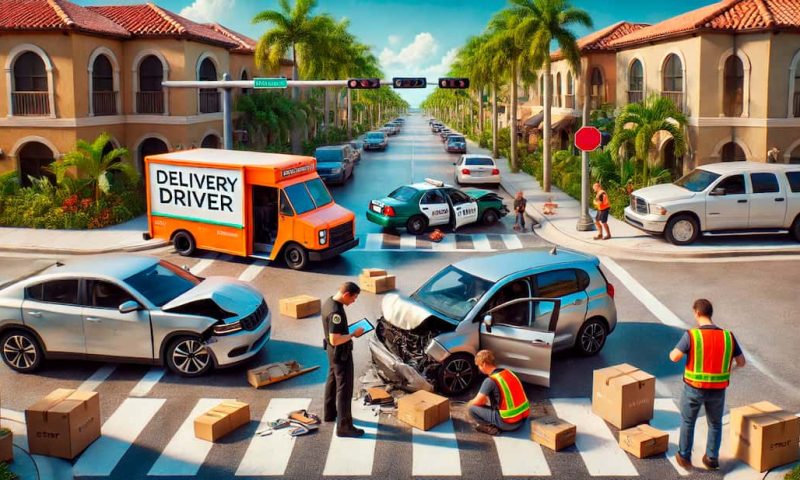delivery driver accident